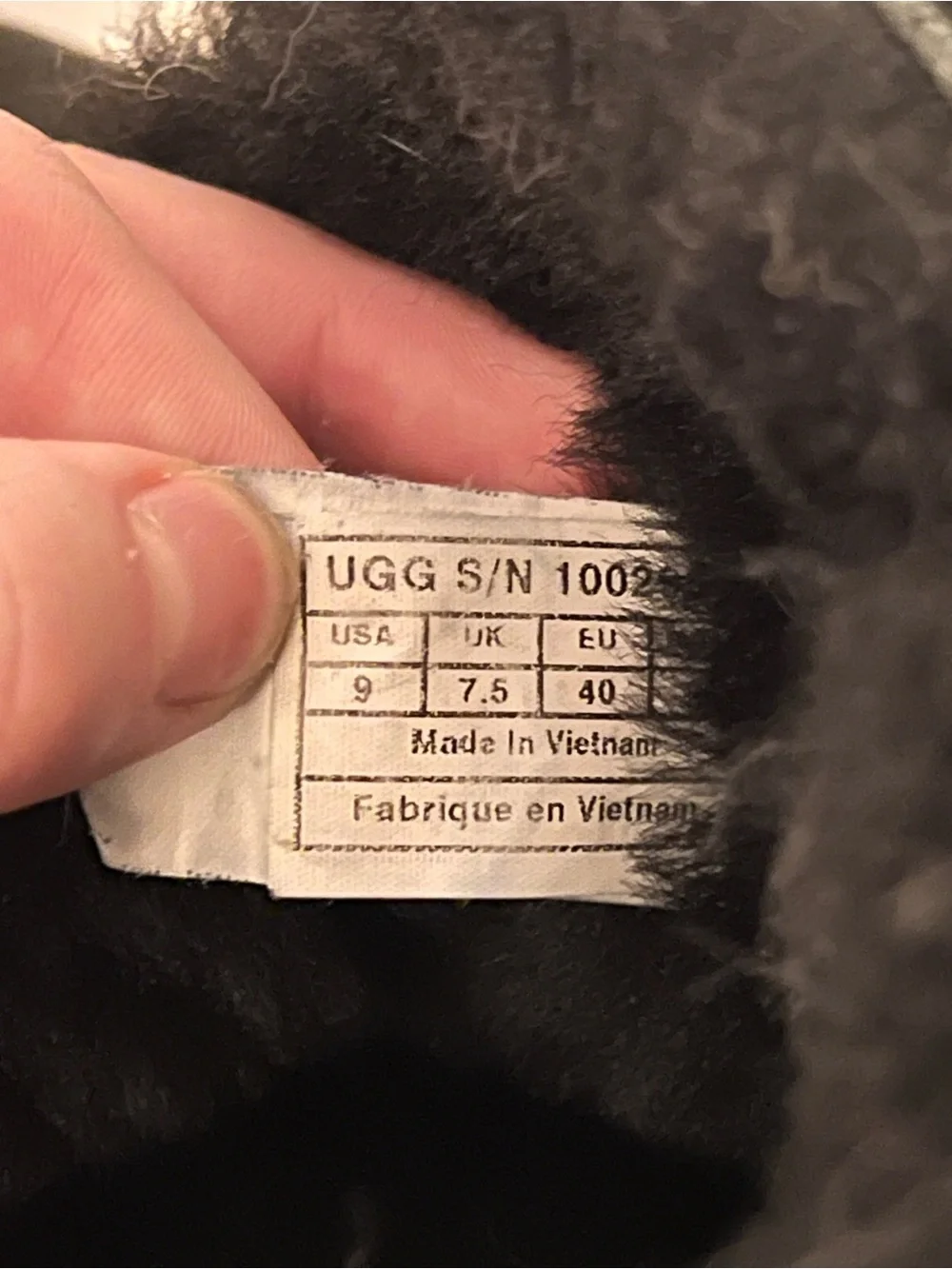 UGG Bailey Bow Boots – Black Suede – Women’s Size 9 – Vintage UGG Australia